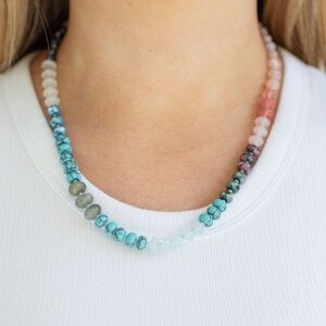 Erin McDermott Jewelry Filled With Gratitude Necklace Multi Color one size